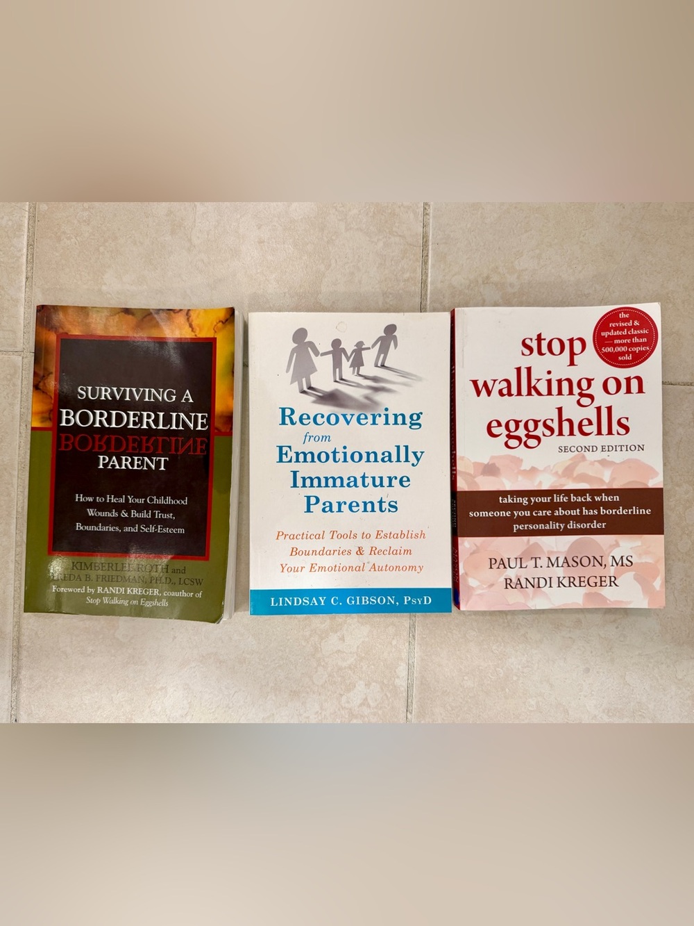 Borderline Personality Recovery Book Bundle (3 Books) – Excellent Condition